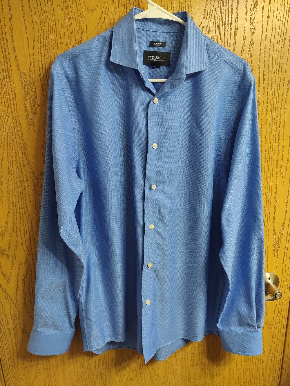 Modern Fit Blue Men's Dress Shirt Size 15.5 -34/35